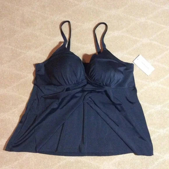Swimsuits For All NWT Bra-Size Wrap Tankini, 44D - Picture 4 of 8